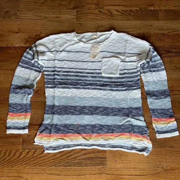 NWT Hem & Thread Seaside Stripes Pullover Top - Picture 4 of 4